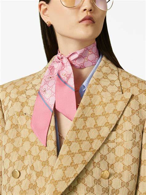 gucci scatolo|gucci print silk neck bow.